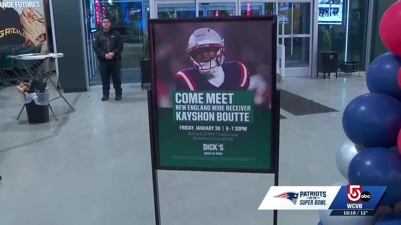 Kayshon Boutte meets fans ahead of Super Bowl Vlog Kayshon Boutte meets fans ahead of Super Bowl Vlog