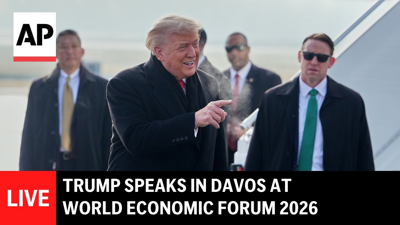 LIVE: Trump’s speech at WEF 2026 in Davos Vlog LIVE: Trump’s speech at WEF 2026 in Davos Vlog