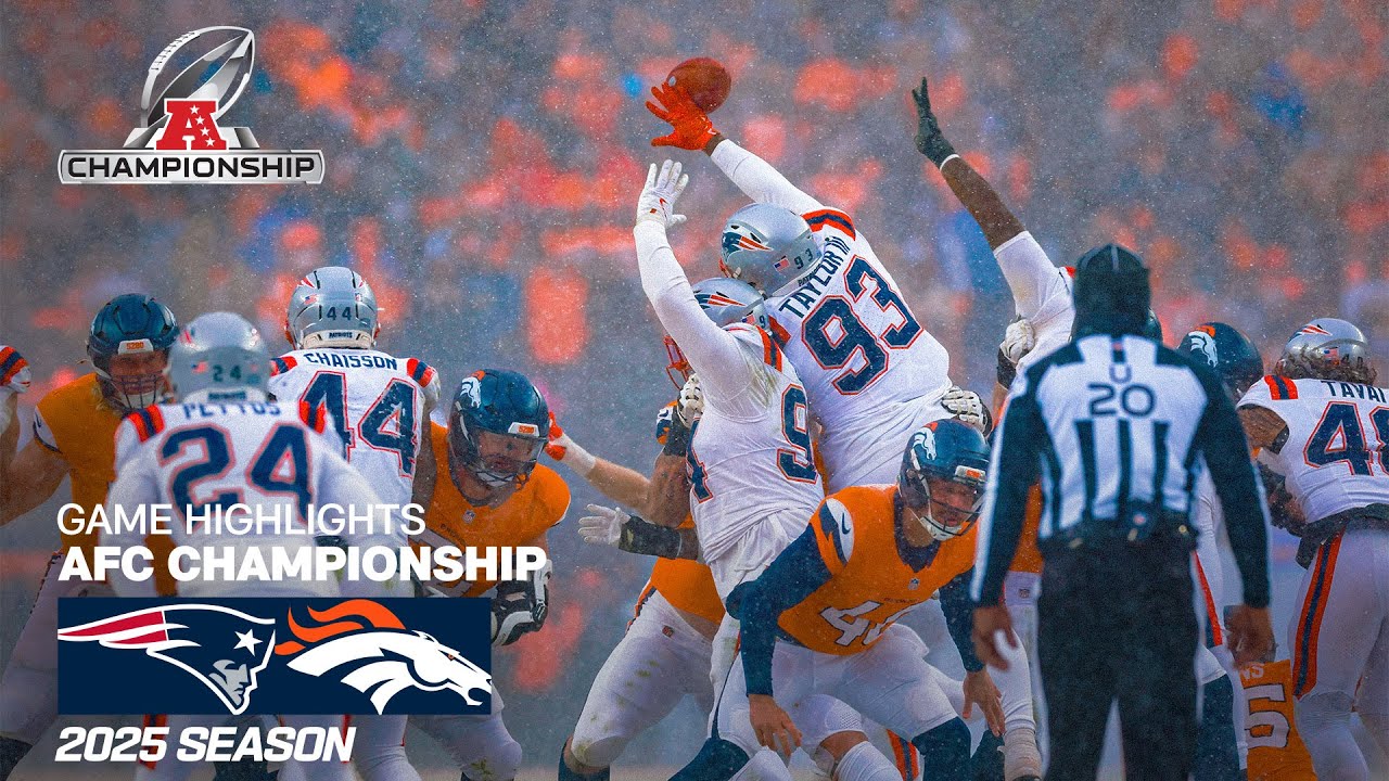 New England Patriots vs Denver Broncos Game Highlights | 2025 NFL Season AFC Championship Vlog New England Patriots vs Denver Broncos Game Highlights | 2025 NFL Season AFC Championship Vlog