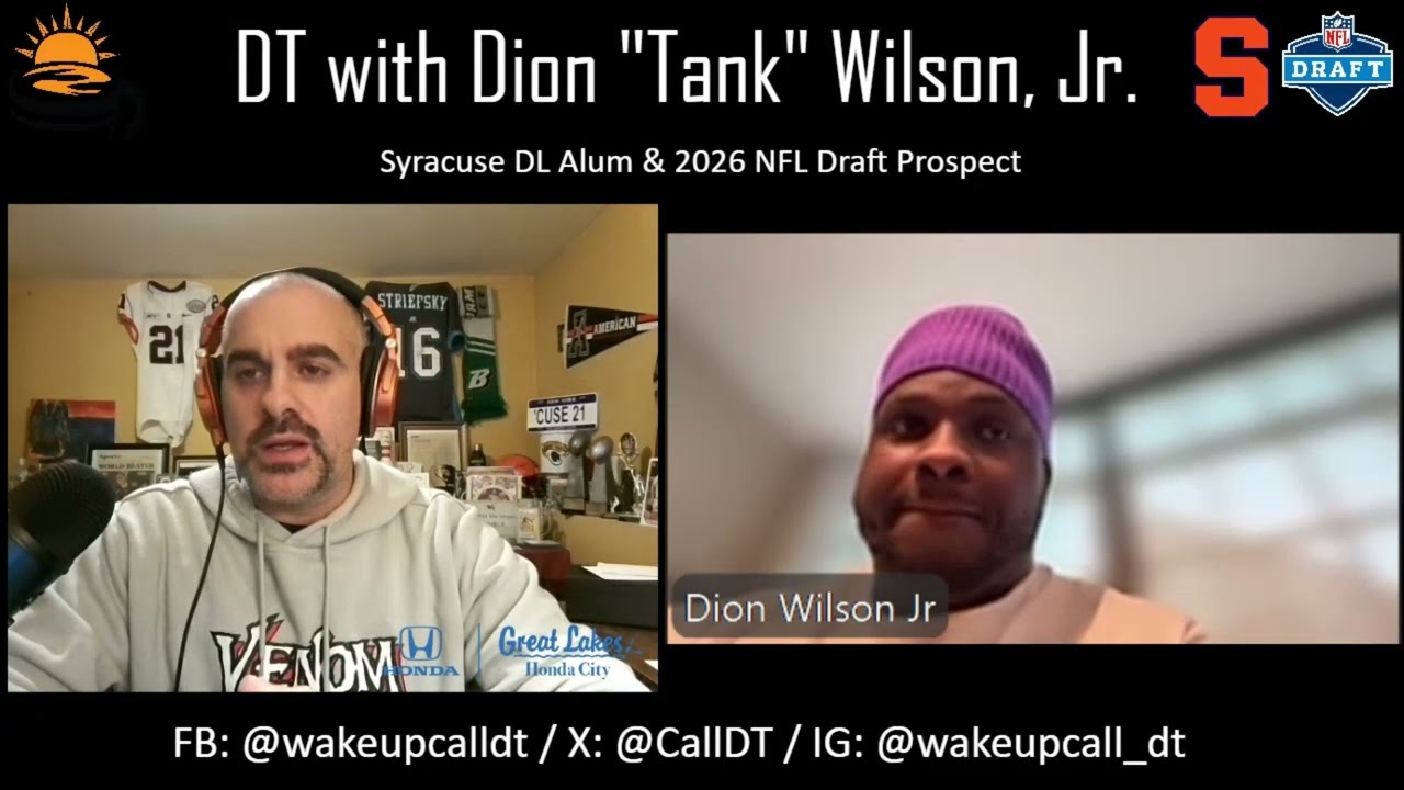 NFL Draft 2026 – Dion Tank Wilson, Jr., Syracuse Orange D-Line Alum NFL Draft 2026 – Dion Tank Wilson, Jr., Syracuse Orange D-Line Alum