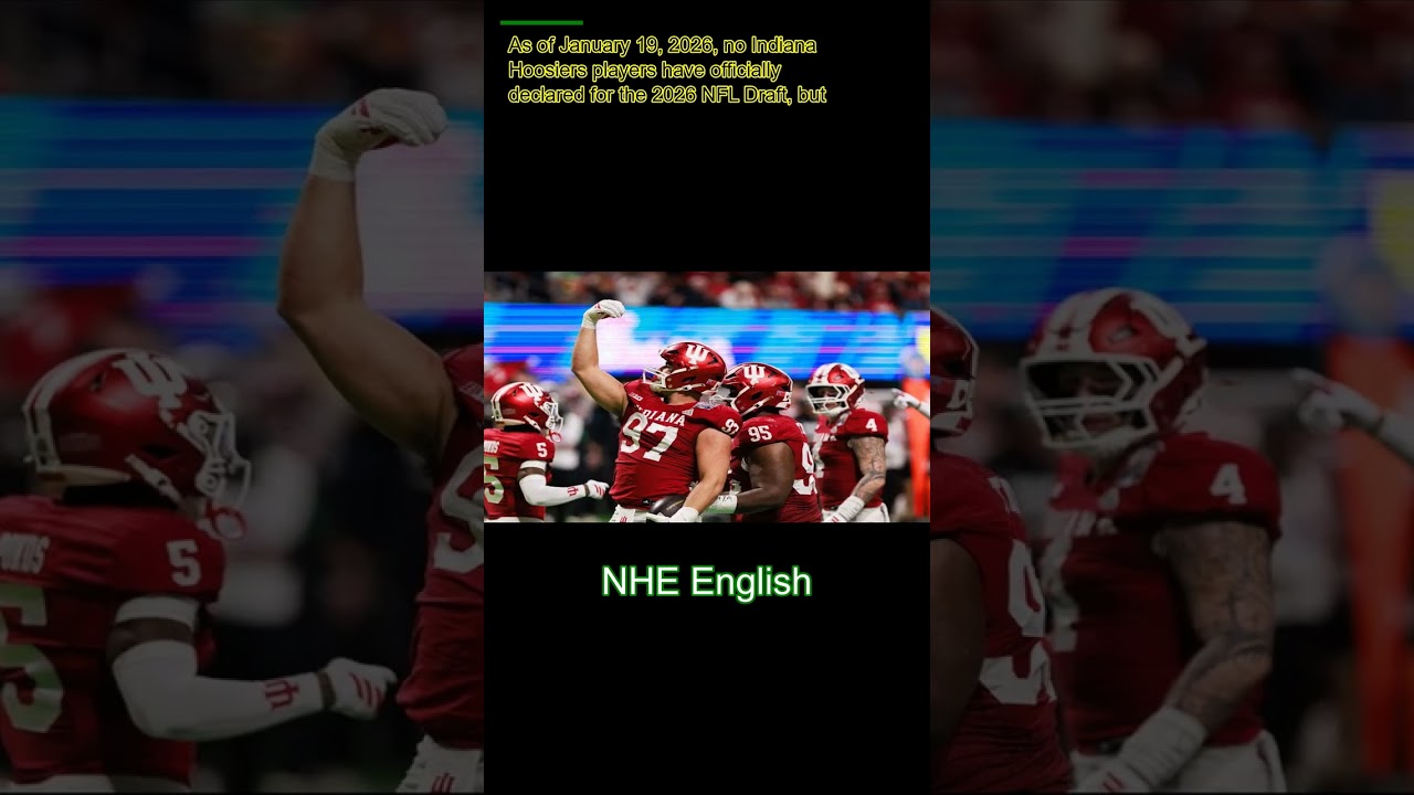 No Indiana Hoosiers players are eligible for the 2026 NFL Draft as it is impossible to declare for a No Indiana Hoosiers players are eligible for the 2026 NFL Draft as it is impossible to declare for a