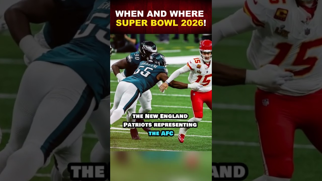 Super Bowl 2026 Date & Teams Announced Seahawks vs Patriots #shorts Vlog Super Bowl 2026 Date & Teams Announced Seahawks vs Patriots #shorts Vlog