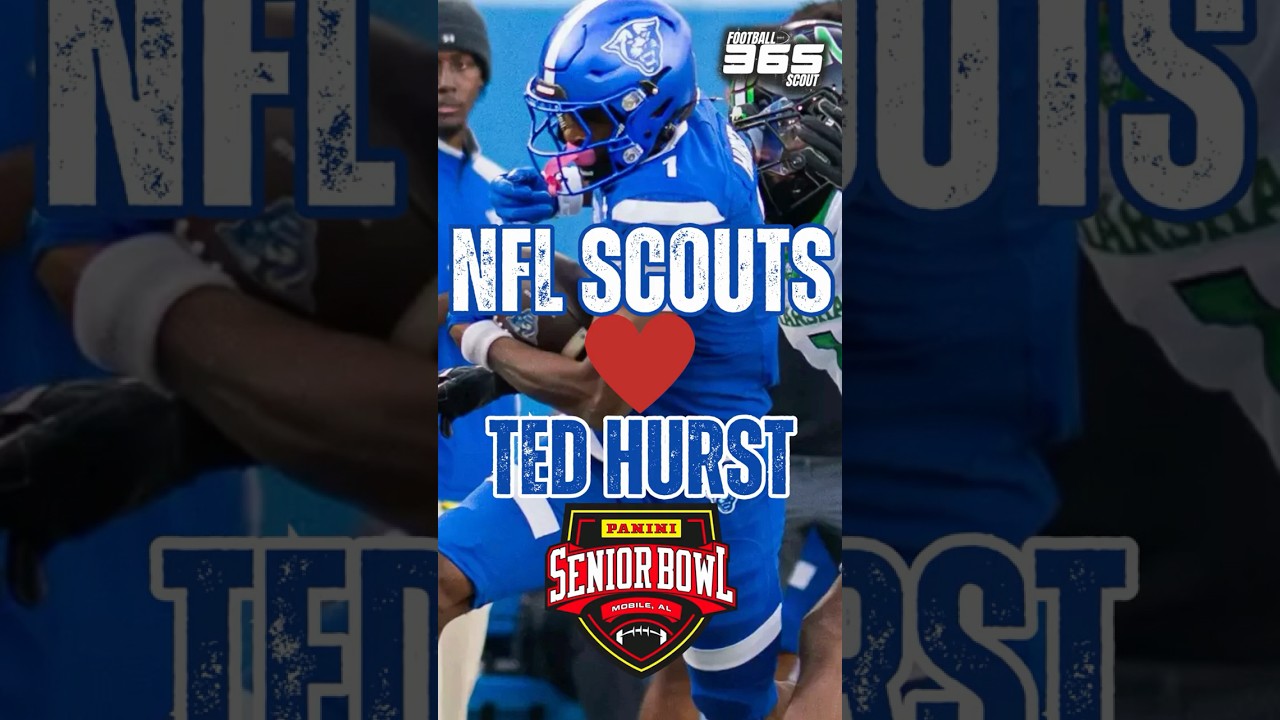 Ted Hurst Is Shining at the Senior Bowl #shorts #foryou Ted Hurst Is Shining at the Senior Bowl #shorts #foryou