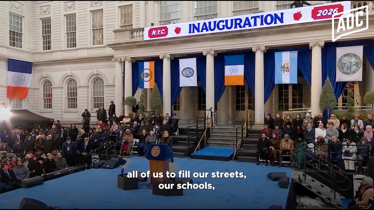 The inauguration of Mayor Zohran Kwame Mamdani. | Alexandria Ocasio-Cortez Vlog The inauguration of Mayor Zohran Kwame Mamdani. | Alexandria Ocasio-Cortez Vlog