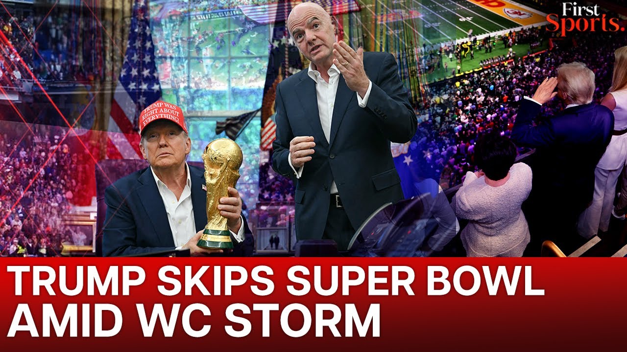 Trump To Miss Super Bowl LX As FIFA World Cup Tensions Rise | First Sports | N18G Vlog Trump To Miss Super Bowl LX As FIFA World Cup Tensions Rise | First Sports | N18G Vlog