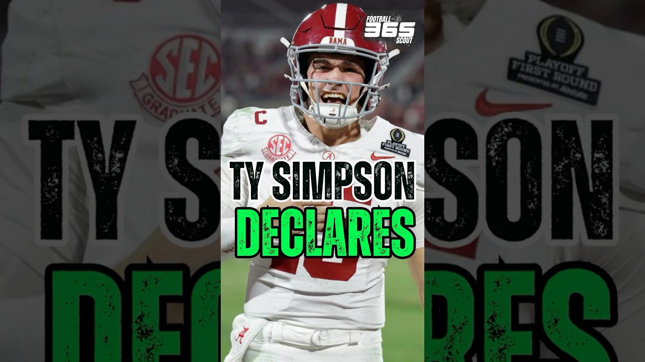 Ty Simpson Declares for the NFL Draft – Is He Ready? #foryou #shorts Ty Simpson Declares for the NFL Draft – Is He Ready? #foryou #shorts