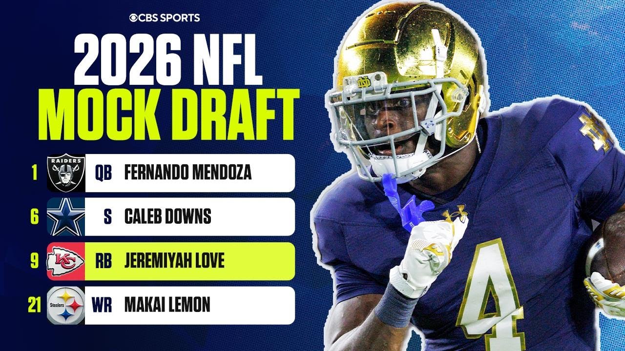 2026 Full Round 1 NFL Mock Draft 3.0: Cowboys trade up to get Caleb Downs, Chiefs draft 1st round RB 2026 Full Round 1 NFL Mock Draft 3.0: Cowboys trade up to get Caleb Downs, Chiefs draft 1st round RB