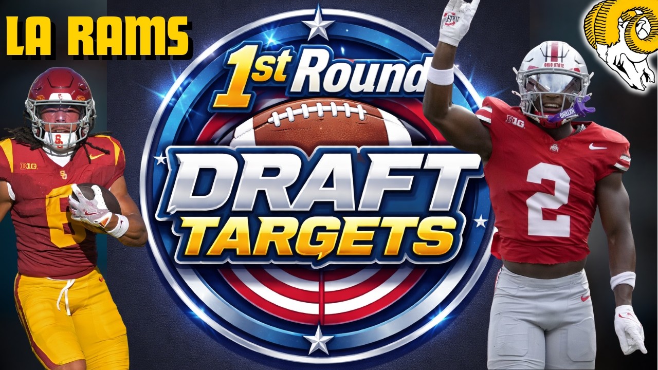 2026 NFL Draft 1st Round Pick targets for the L.A. Rams 2026 NFL Draft 1st Round Pick targets for the L.A. Rams