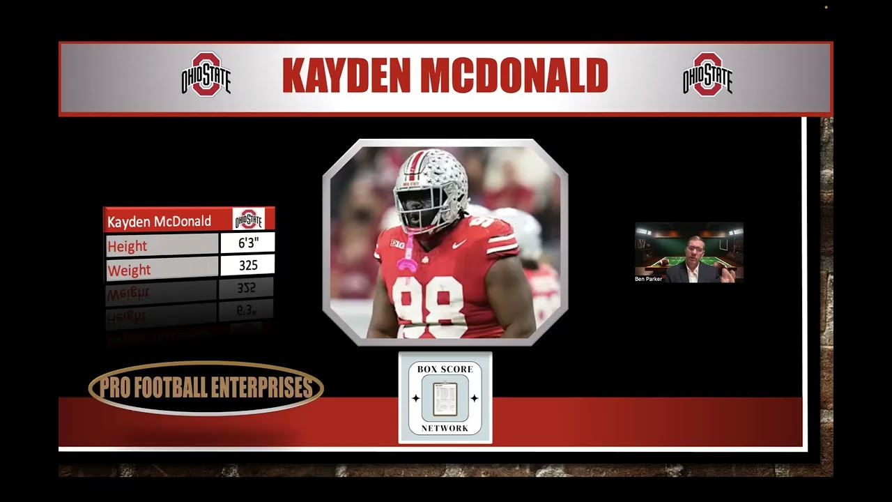 2026 NFL Draft Prospect Breakdown: Kayden McDonald 2026 NFL Draft Prospect Breakdown: Kayden McDonald