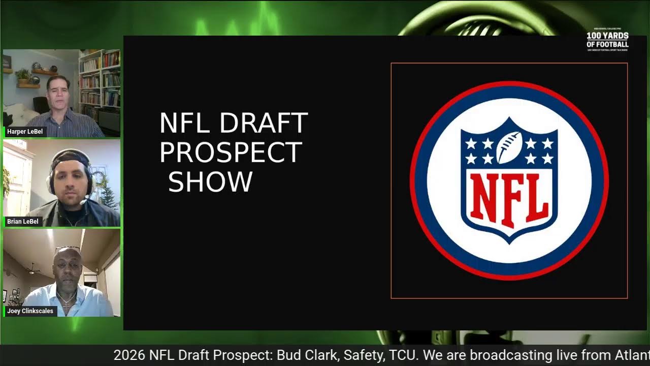 2026 NFL Draft Prospect Show featuring Bud Clark, SS, Texas Christian. 2026 NFL Draft Prospect Show featuring Bud Clark, SS, Texas Christian.