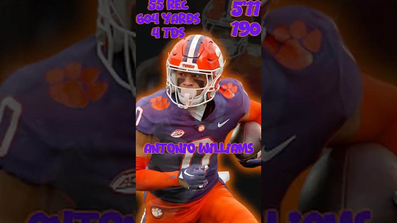 Antonio Williams Prospect Profile #combine #nfldraft #nfl #fantasyfootball Antonio Williams Prospect Profile #combine #nfldraft #nfl #fantasyfootball