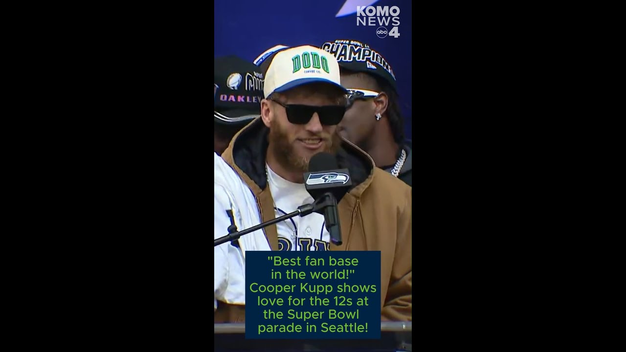 ‘Best fan base in the world!’: Cooper Kupp showing love to the 12s at the Seahawks Super Bowl parade Vlog ‘Best fan base in the world!’: Cooper Kupp showing love to the 12s at the Seahawks Super Bowl parade Vlog