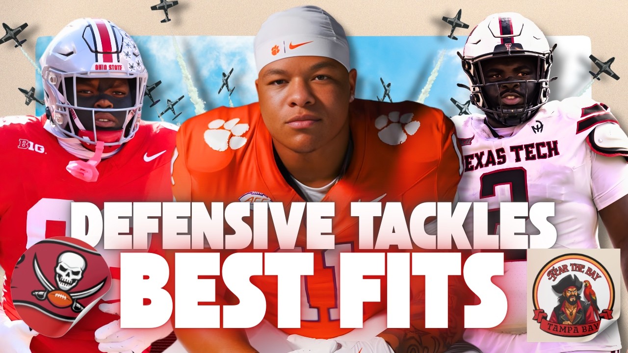 Buccaneers BEST Defensive Tackles Fits + Mock Draft | 2026 NFL Draft Buccaneers BEST Defensive Tackles Fits + Mock Draft | 2026 NFL Draft