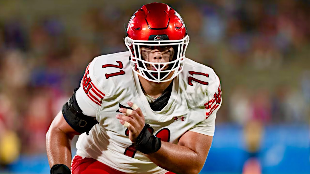 Caleb Lomu Full College Football Highlights💥| Utah Left Tackle | NFL Draft Film Caleb Lomu Full College Football Highlights💥| Utah Left Tackle | NFL Draft Film