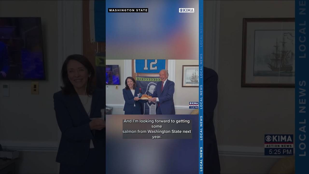 Cantwell Receives Wager from Massachusetts Senator Vlog Cantwell Receives Wager from Massachusetts Senator Vlog