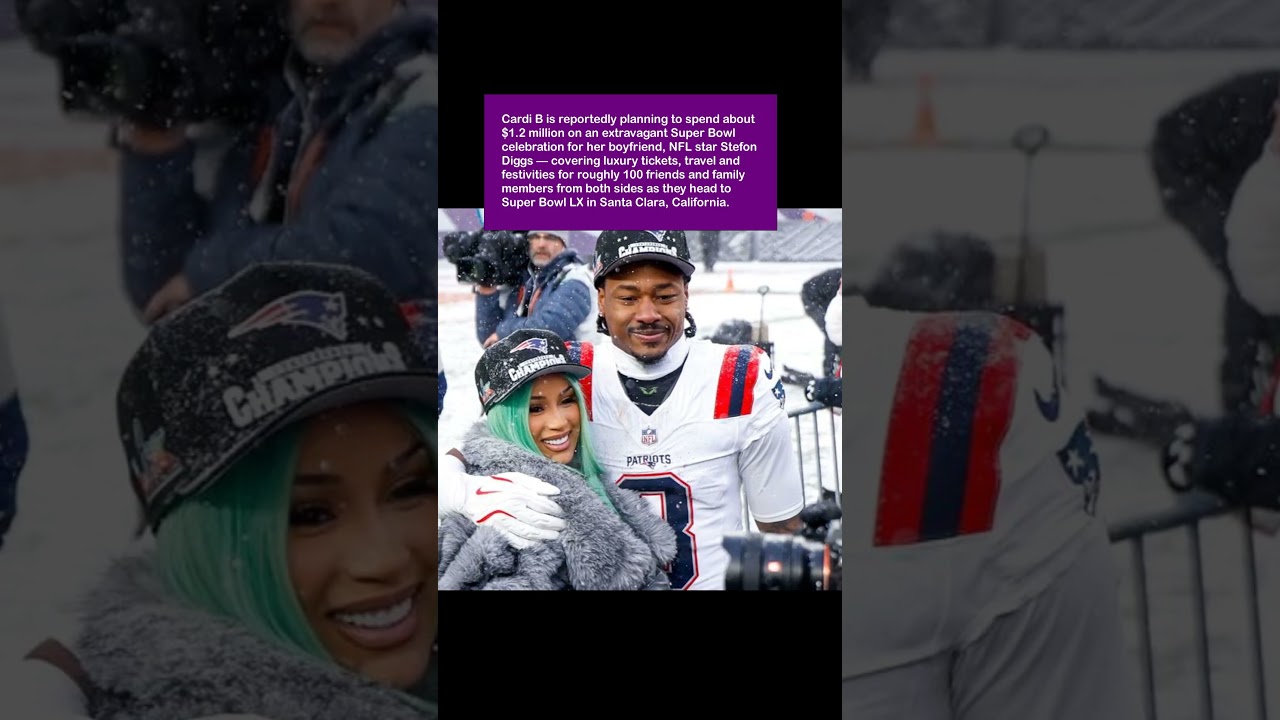 Cardi B is reportedly planning to spend about .2 million on an extravagant Super Bowl celebration Vlog Cardi B is reportedly planning to spend about .2 million on an extravagant Super Bowl celebration Vlog