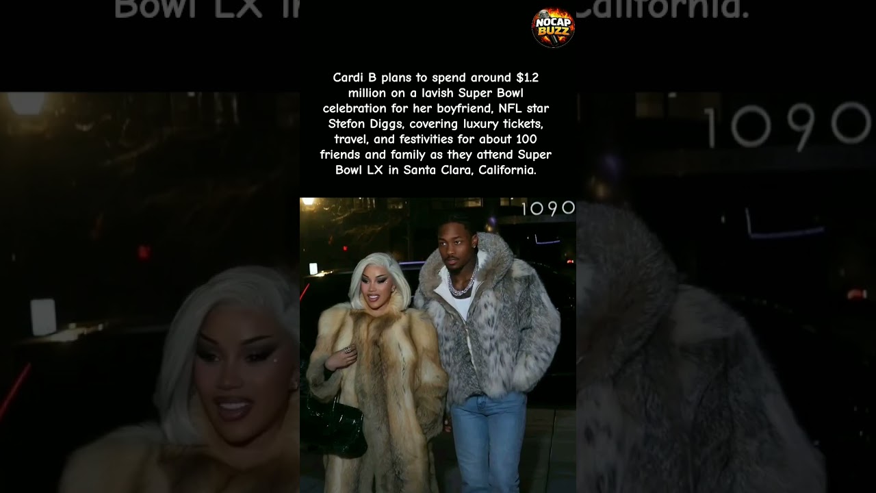 Cardi B’s INSANE .2M Super Bowl Surprise for Stefon Diggs!#shorts Vlog Cardi B’s INSANE .2M Super Bowl Surprise for Stefon Diggs!#shorts Vlog