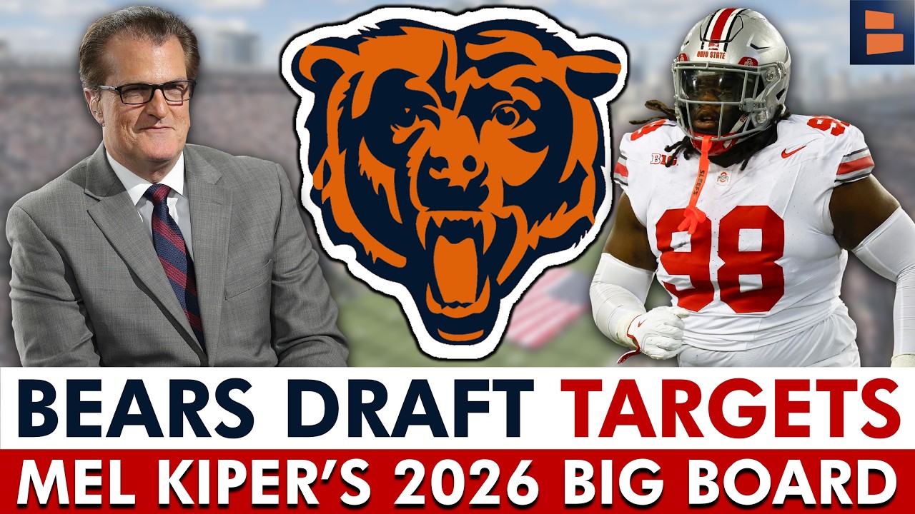 Chicago Bears Draft Targets From ESPN Mel Kiper’s 2026 NFL Draft Big Board Chicago Bears Draft Targets From ESPN Mel Kiper’s 2026 NFL Draft Big Board
