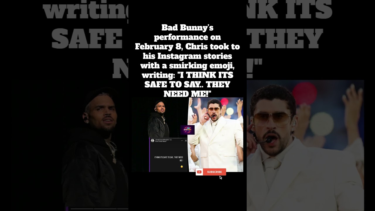 Chris Brown Reacts to Bad Bunny’s Super Bowl Halftime 😏📲 #shorts #viral Vlog Chris Brown Reacts to Bad Bunny’s Super Bowl Halftime 😏📲 #shorts #viral Vlog