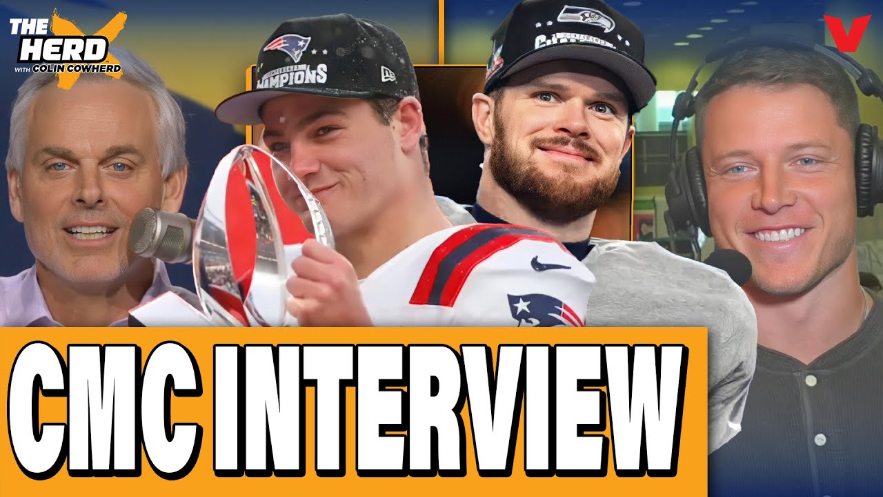 Christian McCaffrey predicts Super Bowl LX Seahawks-Patriots | Colin Cowherd: THE HERD NFL Vlog Christian McCaffrey predicts Super Bowl LX Seahawks-Patriots | Colin Cowherd: THE HERD NFL Vlog