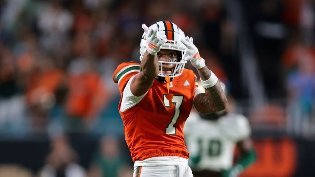 CJ Daniels | Wide Receiver | 2025 Miami highlights | 2026 NFL Draft CJ Daniels | Wide Receiver | 2025 Miami highlights | 2026 NFL Draft