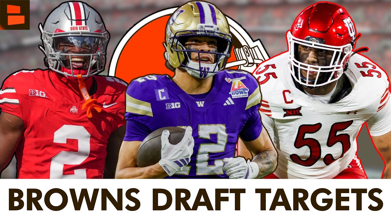 Cleveland Browns Draft Targets From Dane Brugler’s 2026 NFL Draft Big Board TOP 100! Cleveland Browns Draft Targets From Dane Brugler’s 2026 NFL Draft Big Board TOP 100!