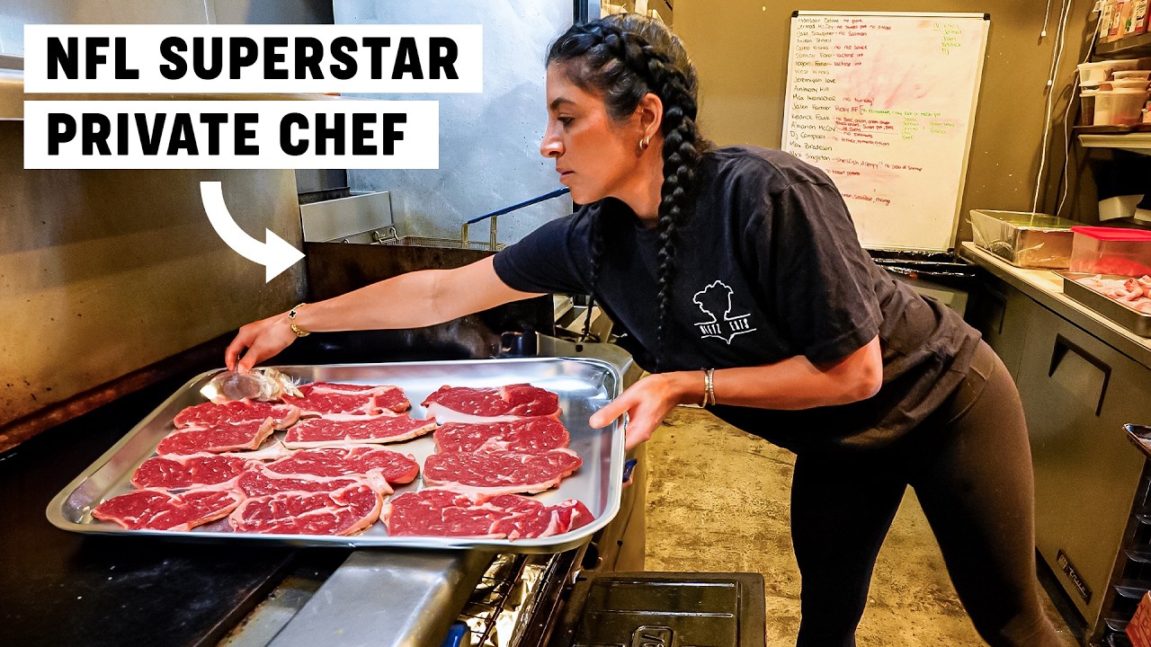 Cooking Breakfast, Lunch & Dinner for 25 Top NFL Rookies Vlog Cooking Breakfast, Lunch & Dinner for 25 Top NFL Rookies Vlog