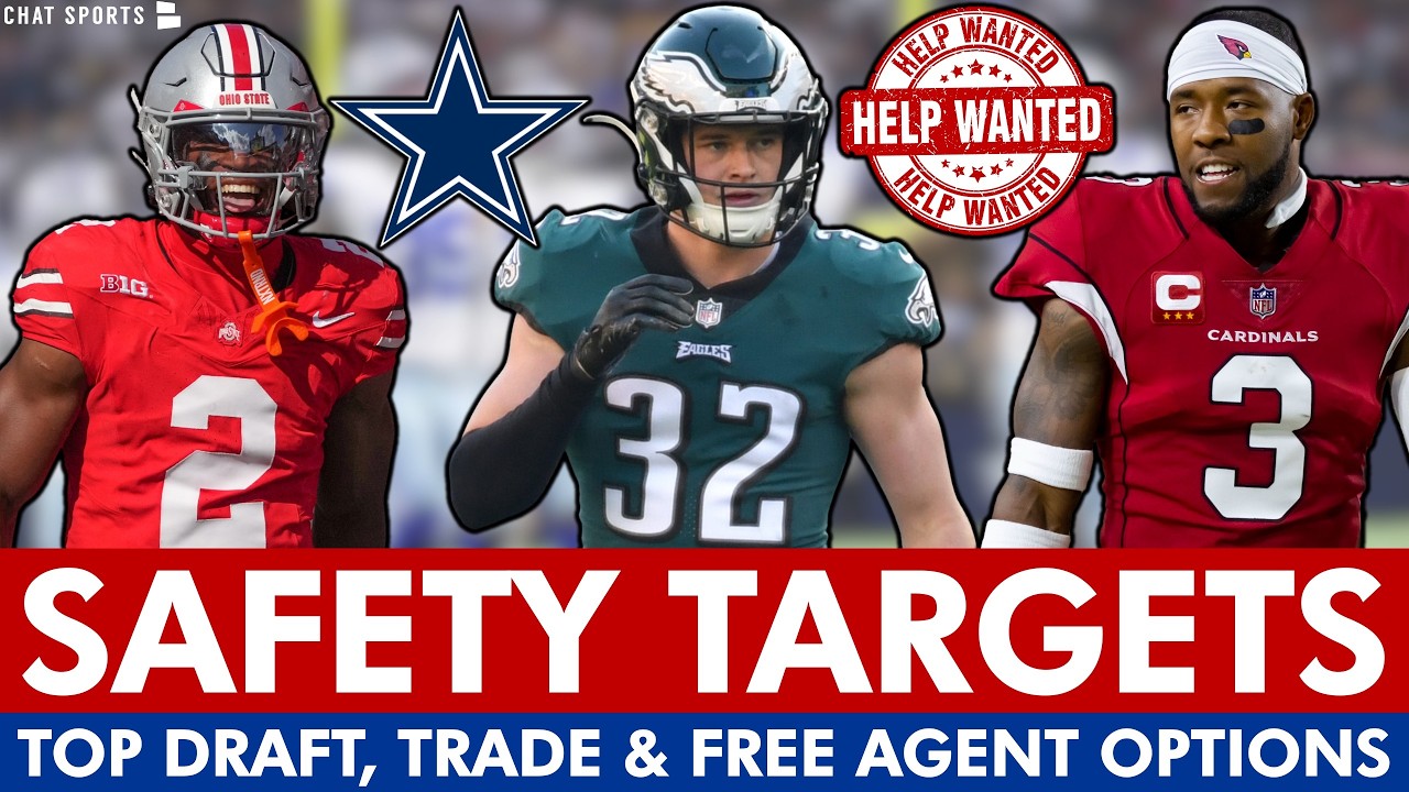 🚨 Cowboys Safety Targets Via Free Agency, 2026 NFL Draft & Trades Ft Reed Blankenship, Caleb Downs 🚨 Cowboys Safety Targets Via Free Agency, 2026 NFL Draft & Trades Ft Reed Blankenship, Caleb Downs