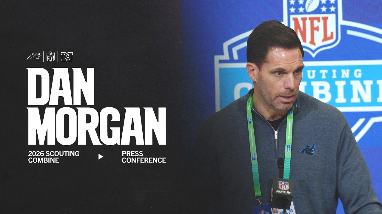 Dan Morgan 2026 NFL Combine Press Conference | Carolina Panthers Vlog Dan Morgan 2026 NFL Combine Press Conference | Carolina Panthers Vlog