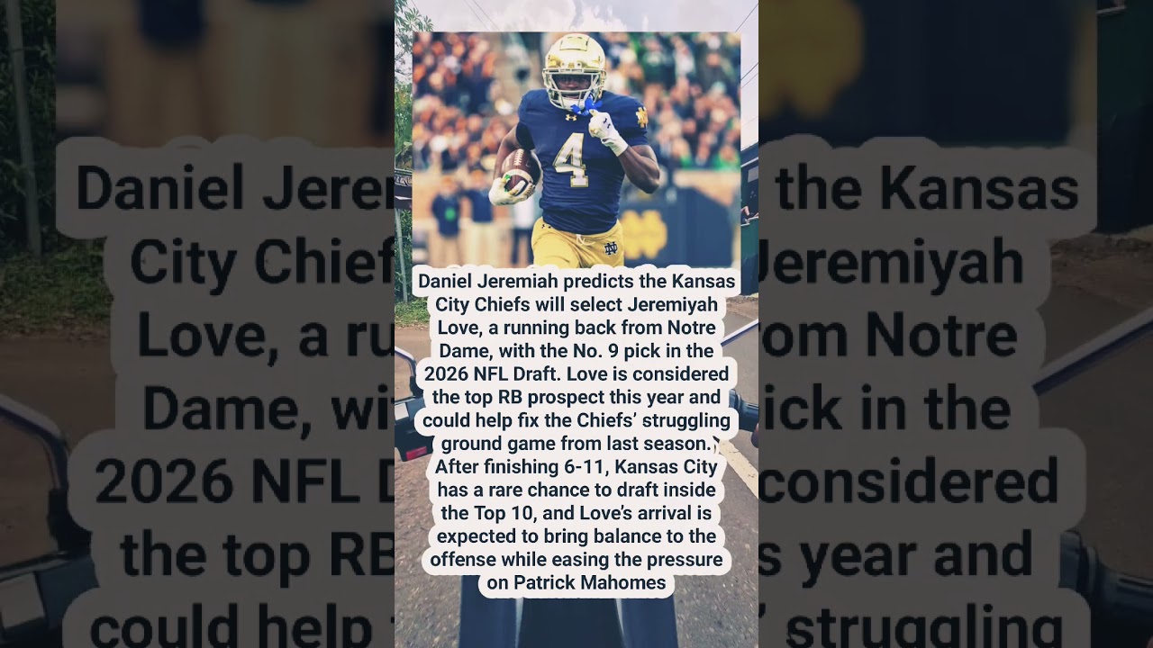 Daniel Jeremiah targets top NFL Draft running back prospect for Chiefs #nfl #usa #usatoday Daniel Jeremiah targets top NFL Draft running back prospect for Chiefs #nfl #usa #usatoday