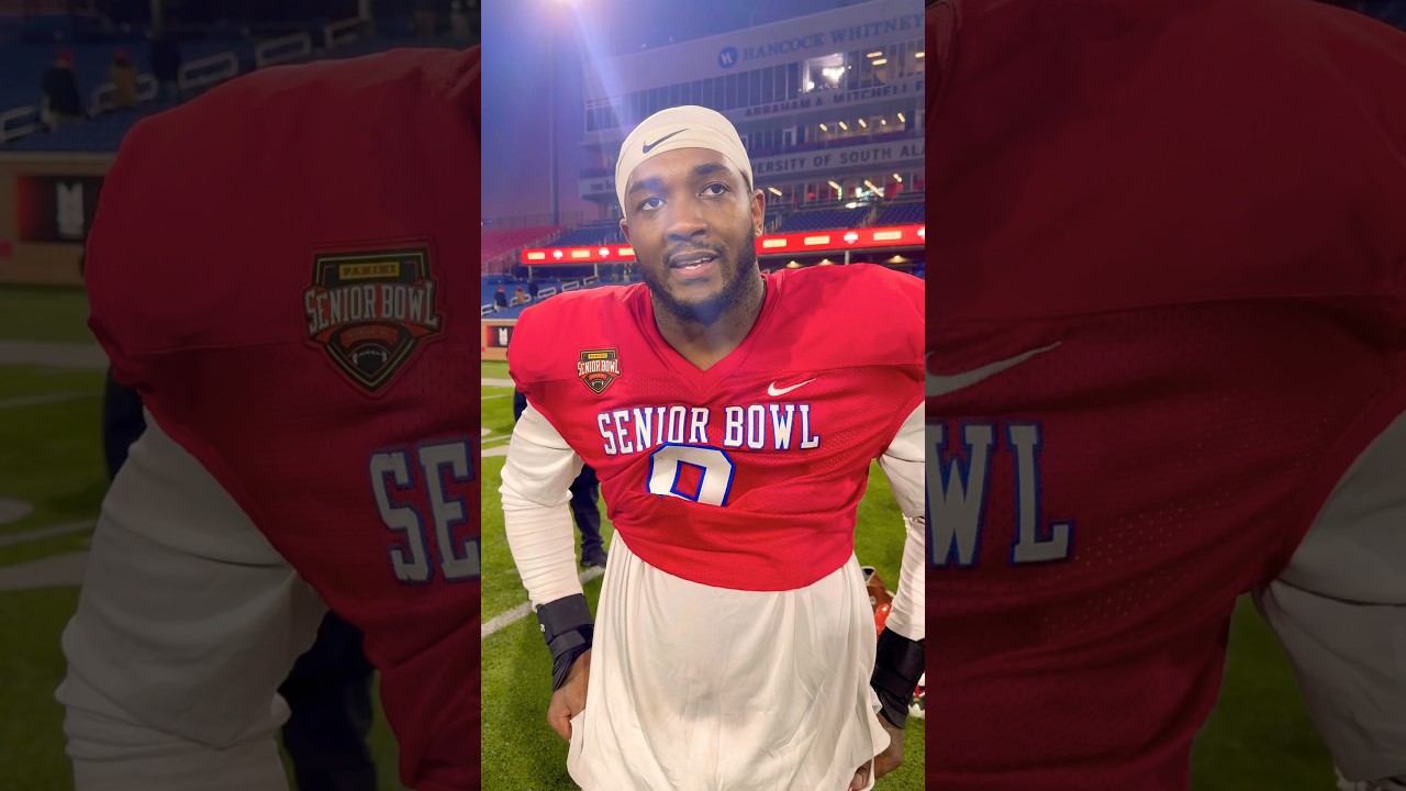 Derrick Moore – DE – Michigan / Interview at the 2026 Panini Senior Bowl #SportsTalkJB Derrick Moore – DE – Michigan / Interview at the 2026 Panini Senior Bowl #SportsTalkJB