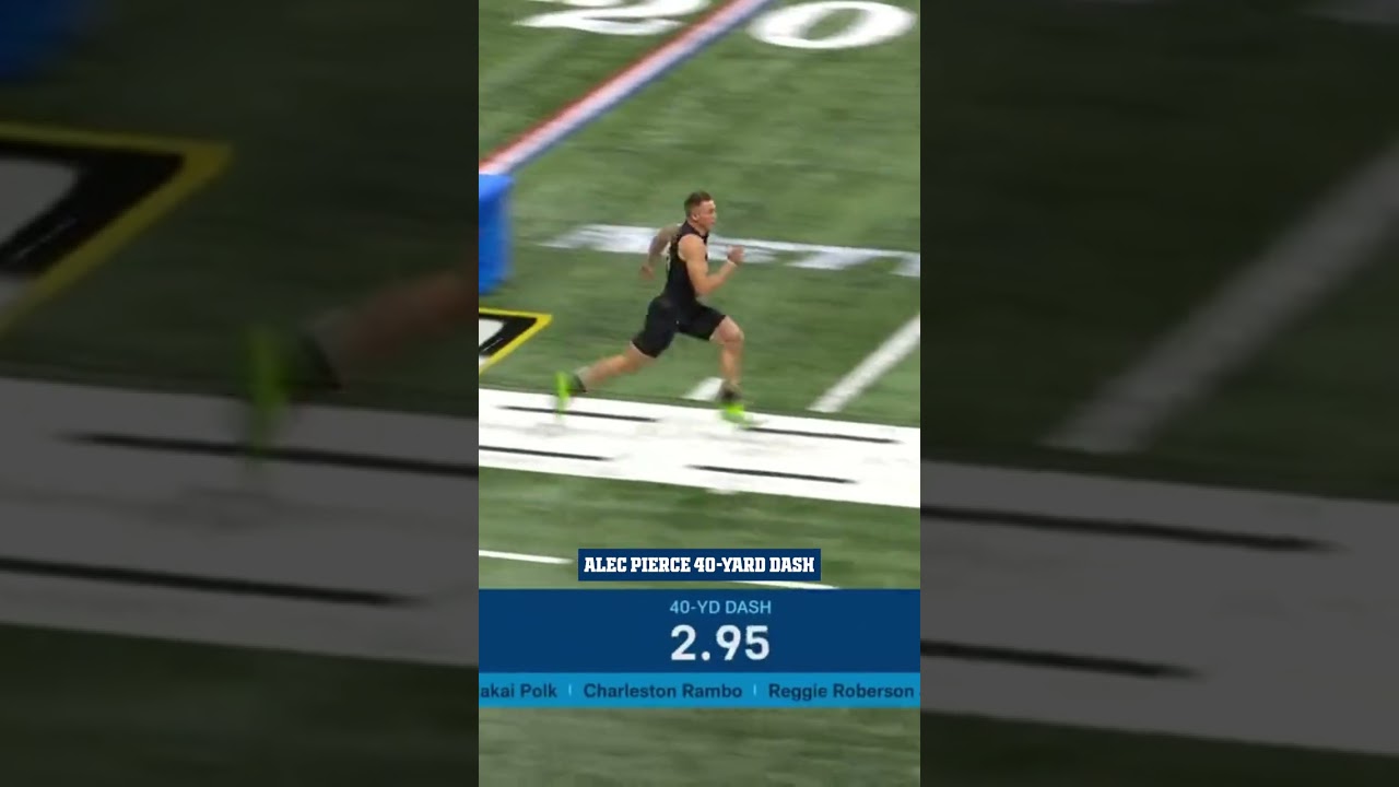 don’t blink… #colts #nfl #40yarddash #combine #alecpierce #speed Vlog don’t blink… #colts #nfl #40yarddash #combine #alecpierce #speed Vlog