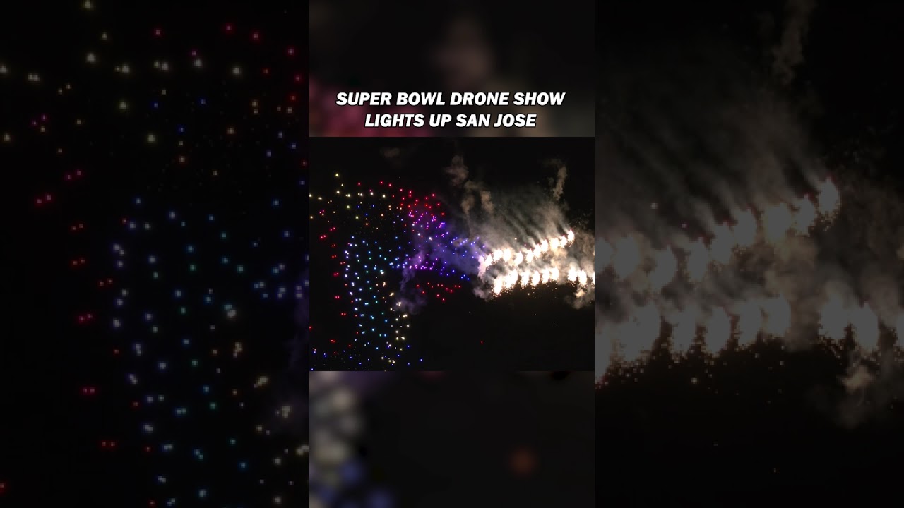 Drone show to kick off Super Bowl LX in San Jose Vlog Drone show to kick off Super Bowl LX in San Jose Vlog