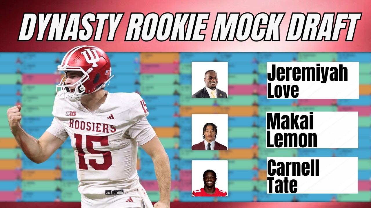 EARLY 2026 Dynasty Rookie Mock Draft (Superflex, 1 Round) | Dynasty Fantasy Football EARLY 2026 Dynasty Rookie Mock Draft (Superflex, 1 Round) | Dynasty Fantasy Football