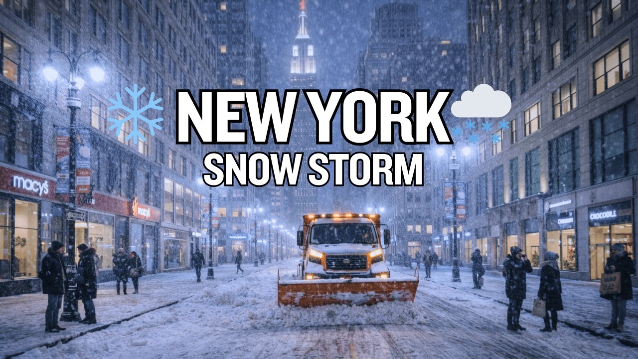 🚨❄️ Extreme SNOW Blizzard Slams NYC! ⚠️ Winter Storm Freezes New York City! Vlog 🚨❄️ Extreme SNOW Blizzard Slams NYC! ⚠️ Winter Storm Freezes New York City! Vlog