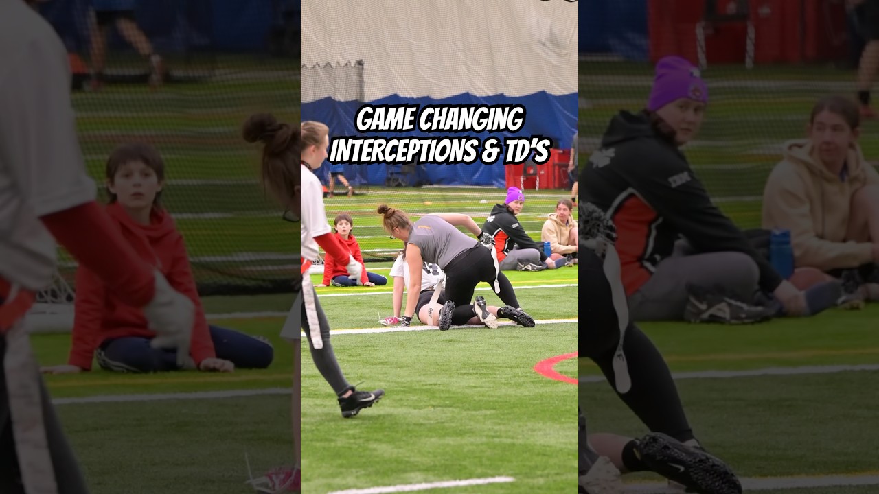 GAME CHANGING PLAYS! 🏈 Women’s Flag Football Game 1 Semifinal Highlights GAME CHANGING PLAYS! 🏈 Women’s Flag Football Game 1 Semifinal Highlights
