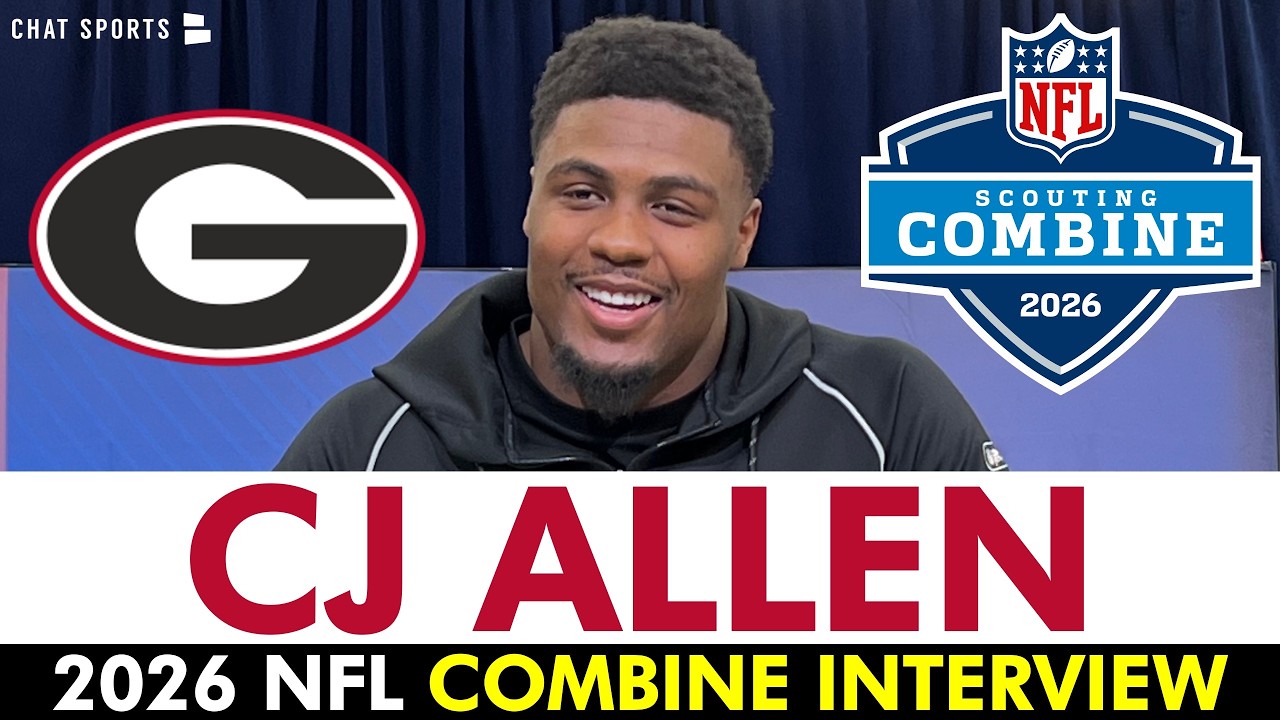 Georgia Linebacker CJ Allen 2026 NFL Draft Combine Interview | 2026 NFL Draft News Georgia Linebacker CJ Allen 2026 NFL Draft Combine Interview | 2026 NFL Draft News