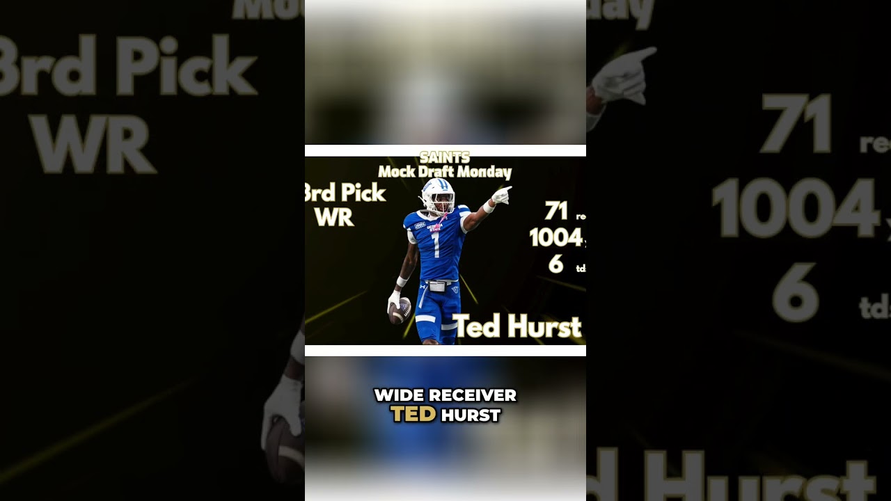 Georgia Tech WR Ted Hurst Saints Potential Prospect! #shorts Georgia Tech WR Ted Hurst Saints Potential Prospect! #shorts