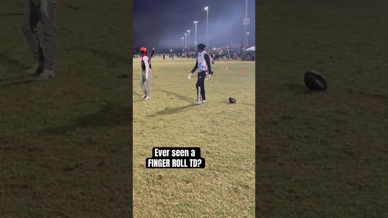 Have you ever seen a FINGER ROLL TD in #flagfootball? 😮 #football#nfl#nflflag#sports#shorts#viral Have you ever seen a FINGER ROLL TD in #flagfootball? 😮 #football#nfl#nflflag#sports#shorts#viral
