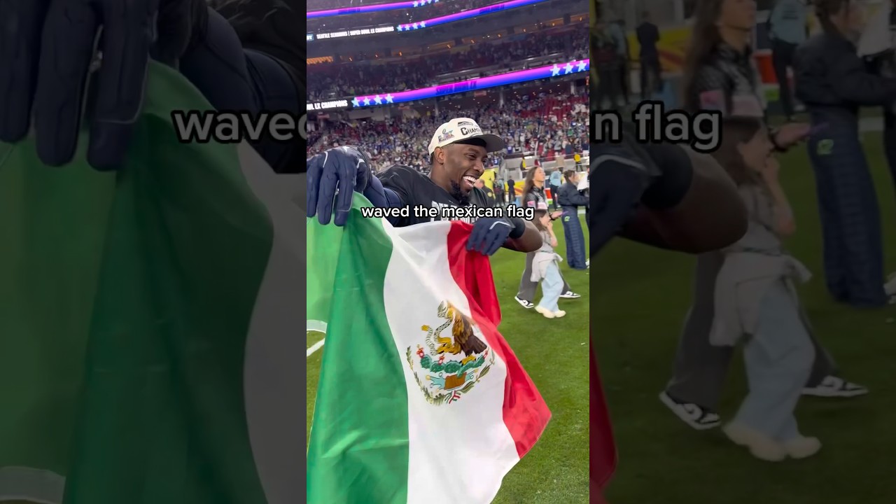 He waived this flag after the super bowl #nfl #shorts He waived this flag after the super bowl #nfl #shorts