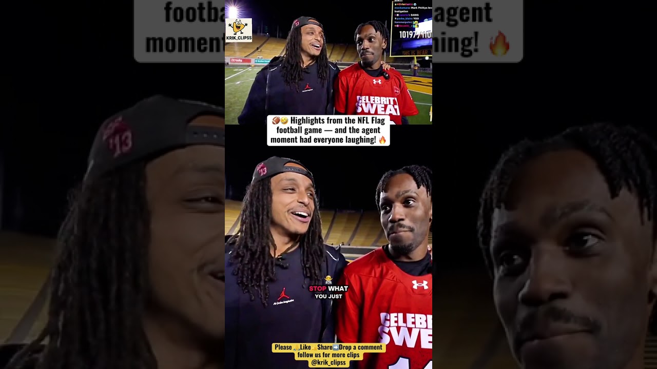 ππ€£ Highlights from the NFL Flag football game β and the agent moment had everyone laughing #funny ππ€£ Highlights from the NFL Flag football game β and the agent moment had everyone laughing #funny