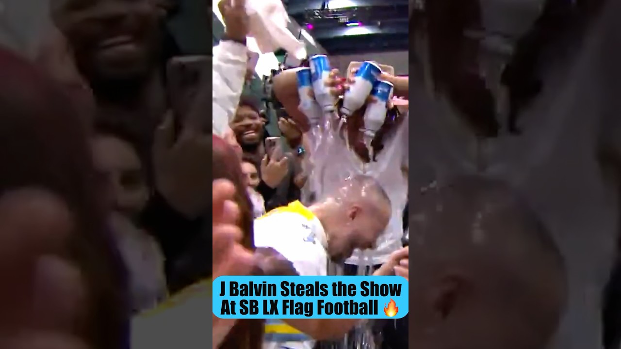 J Balvin Shows Moves, Cam Sets the Tone | Flag Football Vibes 🔥 J Balvin Shows Moves, Cam Sets the Tone | Flag Football Vibes 🔥