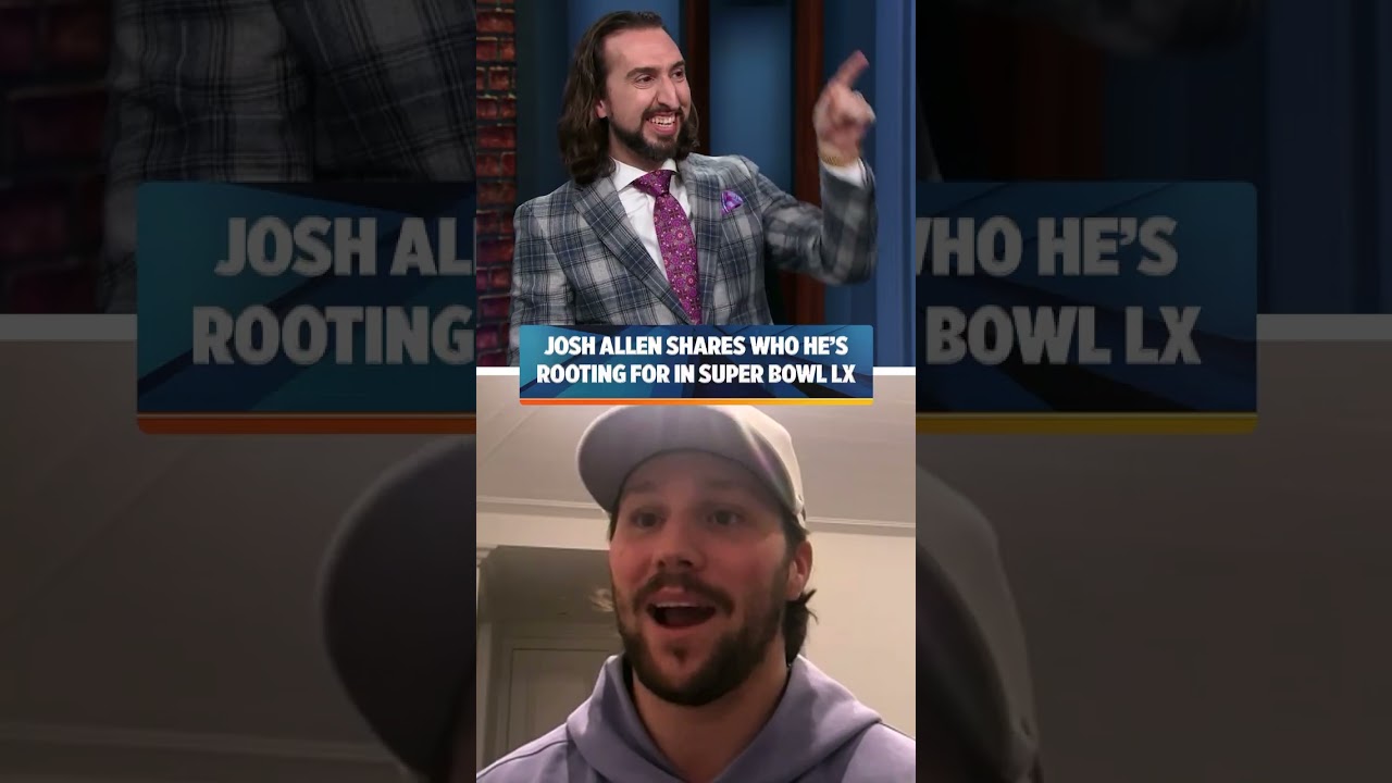 Josh Allen is going with his guy in Super Bowl LX #nfl #superbowl #seahawks #joshallen Vlog Josh Allen is going with his guy in Super Bowl LX #nfl #superbowl #seahawks #joshallen Vlog