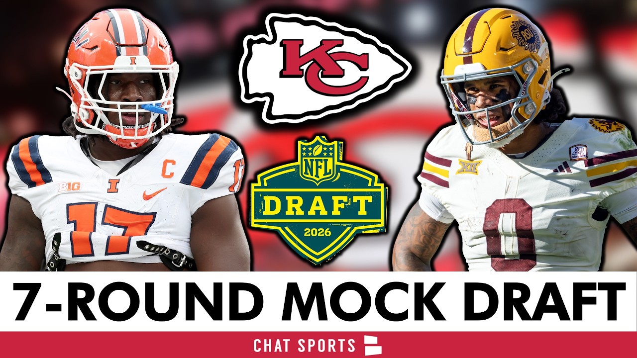Kansas City Chiefs 2026 NFL 7-Round Mock Draft: Chiefs Add ELITE WR In Top 10! Vlog Kansas City Chiefs 2026 NFL 7-Round Mock Draft: Chiefs Add ELITE WR In Top 10! Vlog