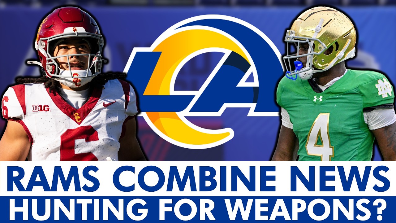 LA Rams Searching For Offensive Weapon In 2026 NFL Draft? Rams Combine Meetings & Takeaways LA Rams Searching For Offensive Weapon In 2026 NFL Draft? Rams Combine Meetings & Takeaways