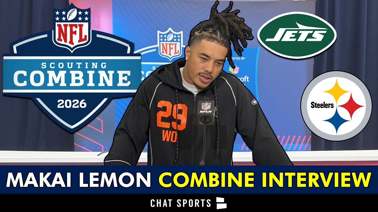 🚨Makai Lemon 2026 NFL Draft Combine Interview: Steelers & Jets Team Meetings | NFL Combine News 🚨Makai Lemon 2026 NFL Draft Combine Interview: Steelers & Jets Team Meetings | NFL Combine News