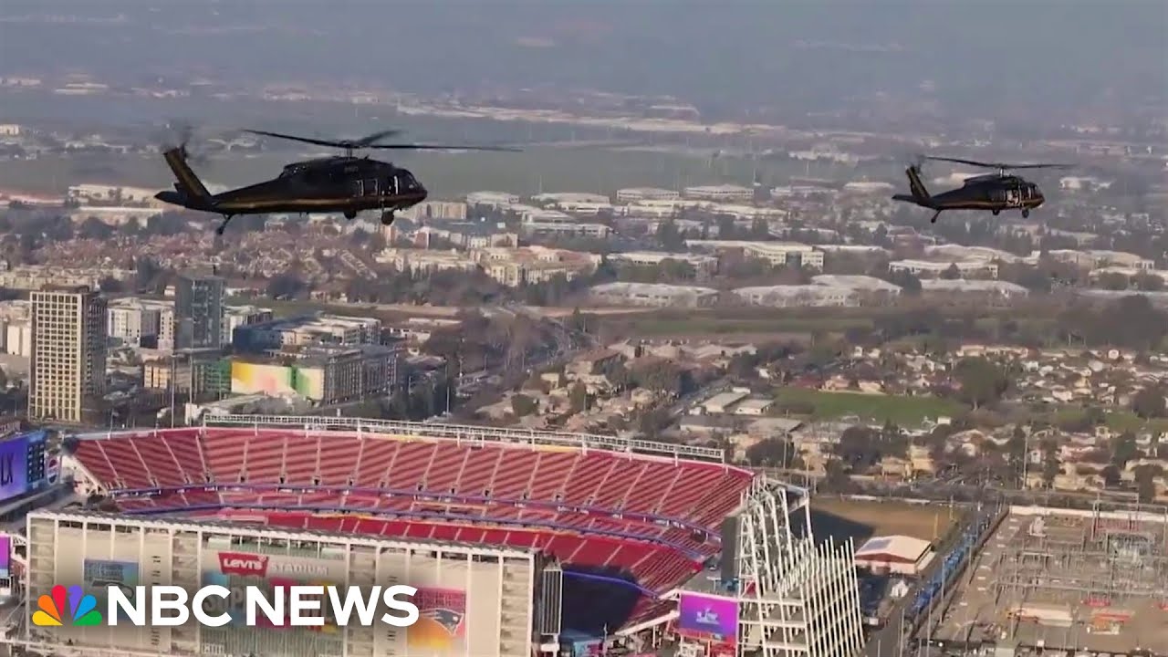 Massive security operation for Super Bowl Vlog Massive security operation for Super Bowl Vlog