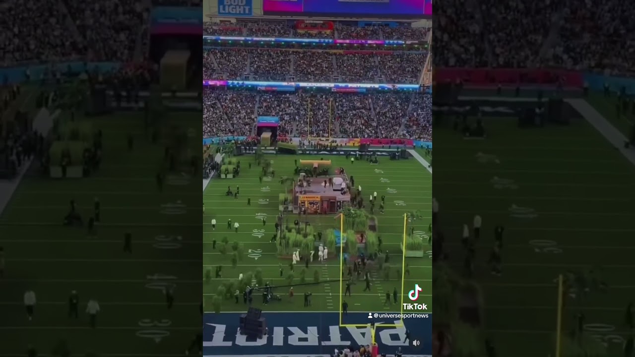 Montagem do Palco no Superbowl LX #badbunny #superbowl Vlog Montagem do Palco no Superbowl LX #badbunny #superbowl Vlog
