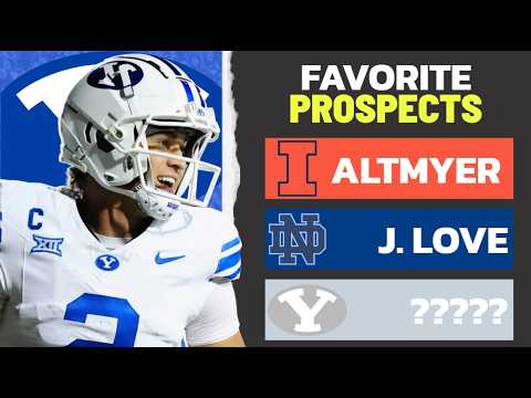 My FAVORITE Prospects To WATCH | 2026 NFL Draft (Offense) My FAVORITE Prospects To WATCH | 2026 NFL Draft (Offense)