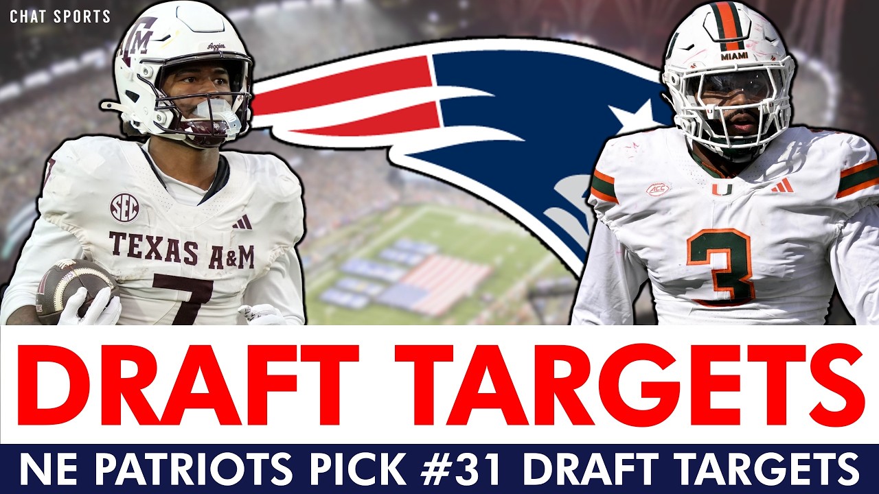 New England Patriots 2026 NFL Draft Targets Ft. Ahkeem Mesidor, KC Concepcion & Monroe Freeling New England Patriots 2026 NFL Draft Targets Ft. Ahkeem Mesidor, KC Concepcion & Monroe Freeling